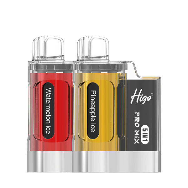 Higo Pro Mix 5 in 1 Vape Pod Kit | Wholesale Vape Supplier UK The King of Vapes - KOV Higo Pro Mix 5 in 1 Vape Pod Kit | Wholesale Vape Supplier UK The King of Vapes - KOV
