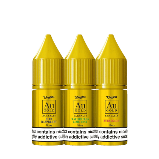 Kingston Au Gold 10ml Nic Salts | 10-Pack