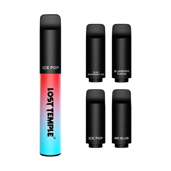 lost temple vape pods Lost Temple 2400 4 IN 1 Disposable Vape Pod | 5-Pack - B1G1F – The King of Vapes
