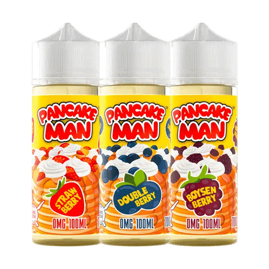 Pancake Man 100ml E-Liquid Shortfill