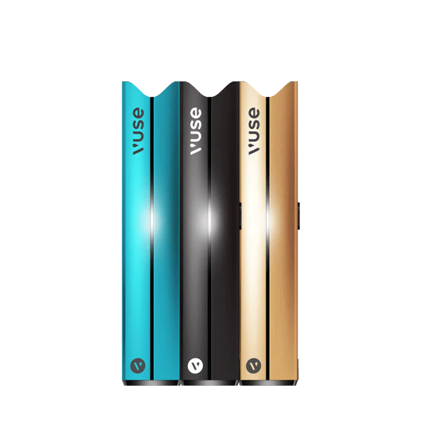 Vuse Pro pod kits standing upright, displaying their sleek, compact design and smooth finish. Vuse Pro pod kits standing upright, displaying their sleek, compact design and smooth finish.