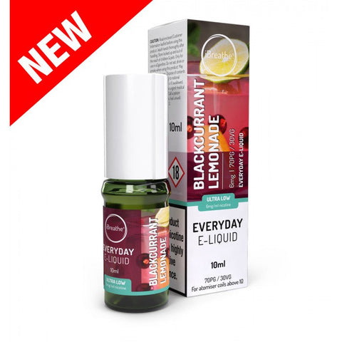 iBreathe 10ml Nicotine 12mg – Blackcurrant & Lemon Dew