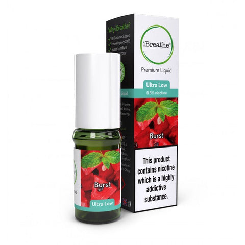 iBreathe 10ml Nicotine 18mg – Burst