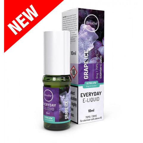 iBreathe 10ml Nicotine 12mg – Grape Ice
