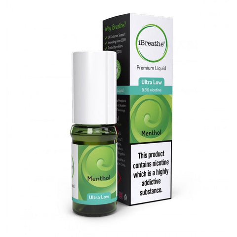 iBreathe 10ml Nicotine 6mg – Menthol
