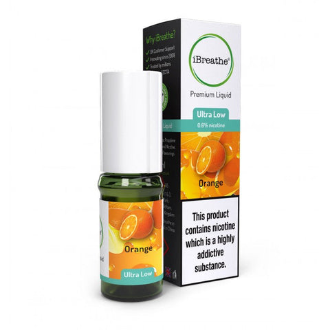iBreathe 10ml Nicotine 3mg – Orange