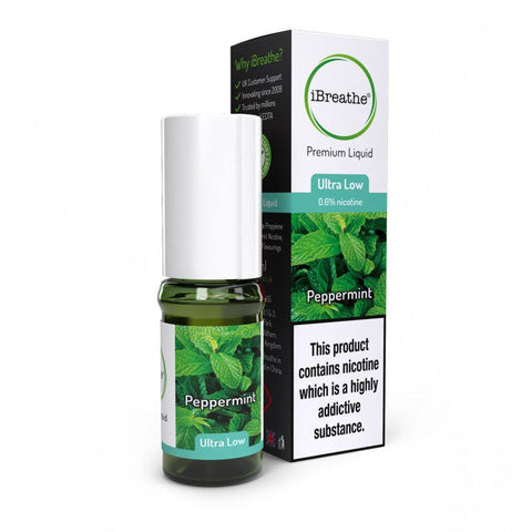 iBreathe 10ml Nicotine 18mg – Peppermint