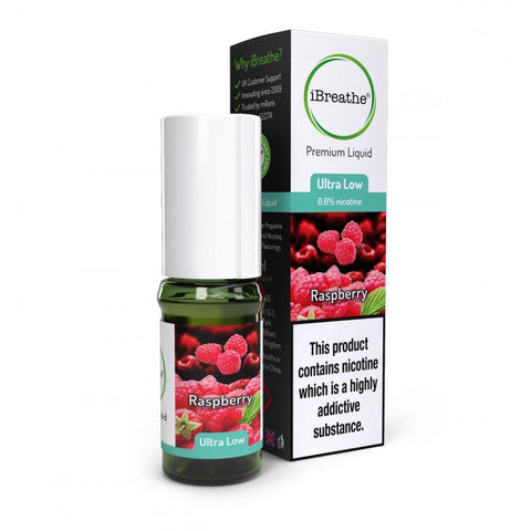 iBreathe 10ml Nicotine 12mg – Raspberry