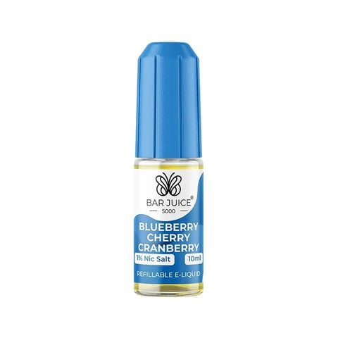 Bar Juice 5000 10ml Nic Salts – Blueberry Cherry Cranberry