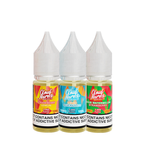 Cloud Nurdz 10ml Nic Salts | 10-Pack