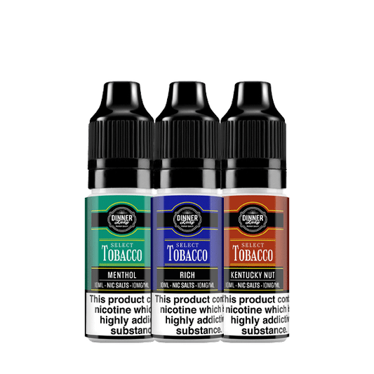 Dinner Lady Tobacco Bar 10ml Nic Salts | 10-Pack