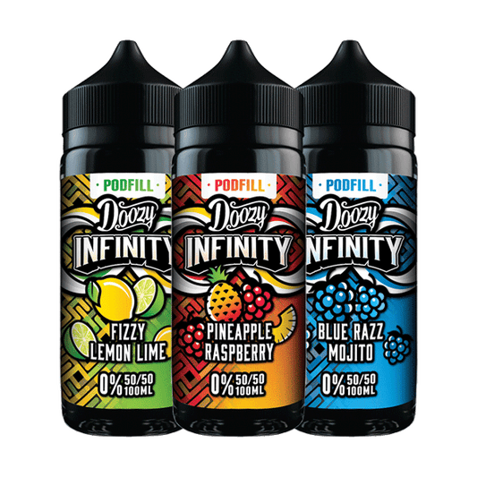 Doozy Infinity Pod Fill 100ml 50vg E-Liquid Shortfill