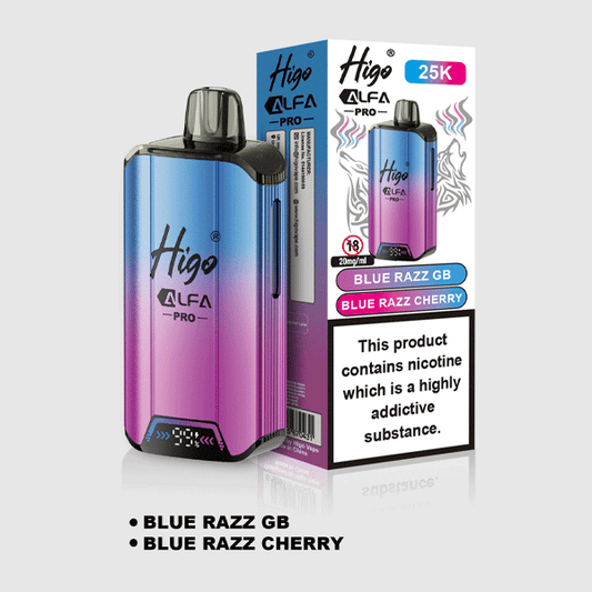 Higo Alfa Pro 25K Prefilled Pod Vape Kit | 5-Pack
