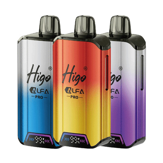 Higo Alfa Pro 25K Prefilled Pod Vape Kit | 5-Pack