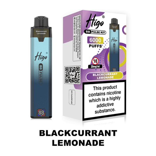 Higo BB Pulse 6000 Prefilled Pod Vape Kit | 5-Pack