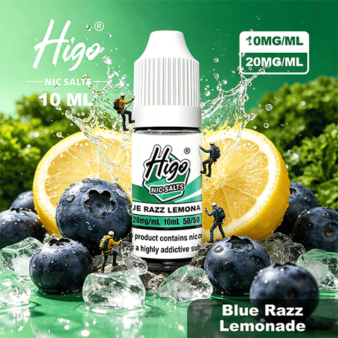 Higo 10ml Nic Salts – Blue Razz Lemonade