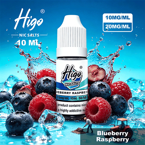 Higo 10ml Nic Salts – Blueberry Raspberry