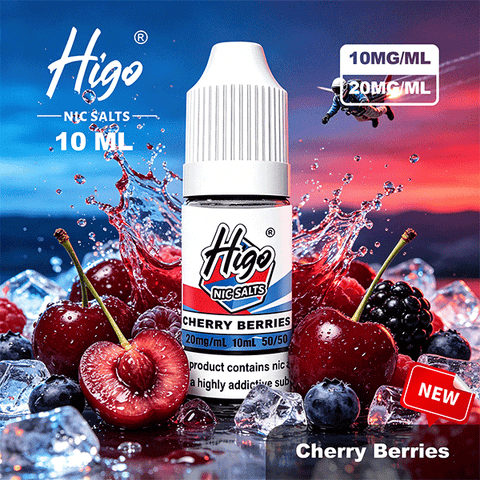 Higo 10ml Nic Salts – Cherry Berries