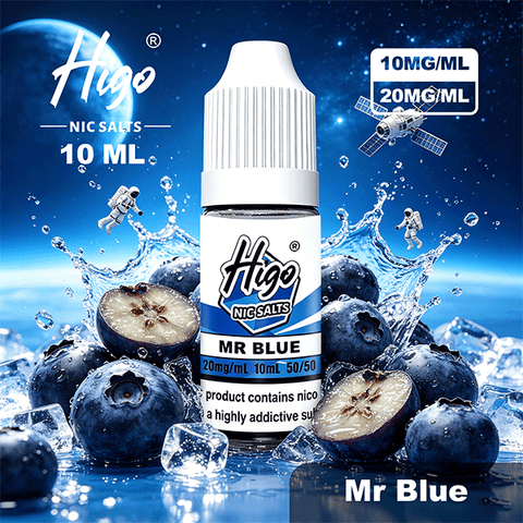 Higo 10ml Nic Salts – Mr Blue