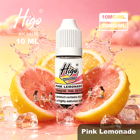 Higo 10ml Nic Salts – Pink Lemonade