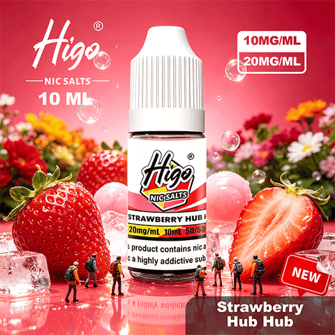 Higo 10ml Nic Salts – Strawberry Hub Hub