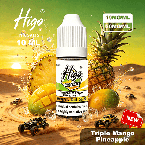 Higo 10ml Nic Salts – Triple Mango Pineapple