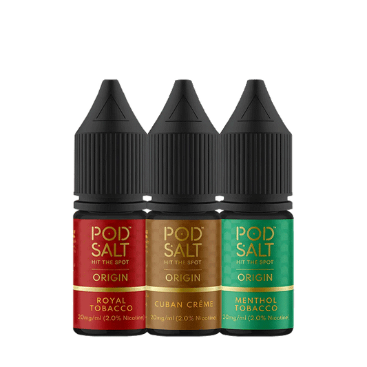 Pod Salt Origin 10ml Nic Salts | 5-Pack