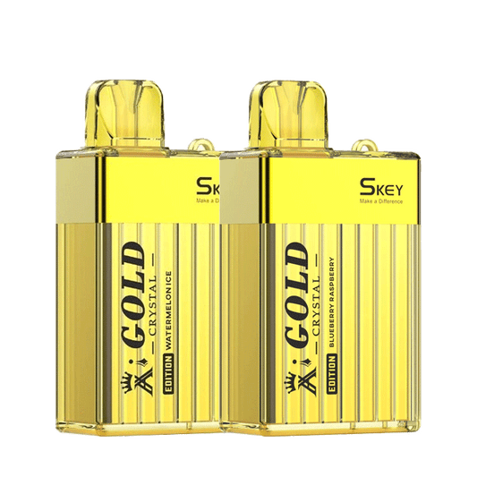 Skey Gold Crystal Disposable Vape Pod | 10-Pack