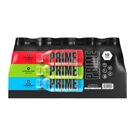 USA Prime Hydration Sports Drink Pack Of 15 - Variety Pack
