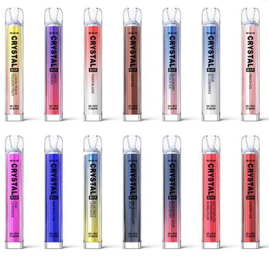 Crystal Bar All Flavour Disposable Vape 20mg l Pack Of 10