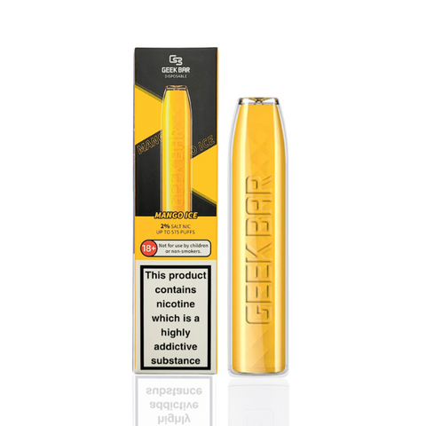 Geek Bar Mango Ice Flavour Disposable Vape 20mg l Pack Of 10