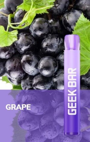Exclusive Geek Bar E600 Grape Disposable Vape 20mg l Pack Of 10
