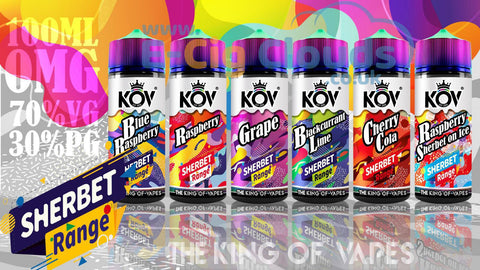 The King Of Vapes | KOV | Sherbet Range | Vape Juice 100ml E-Liquid