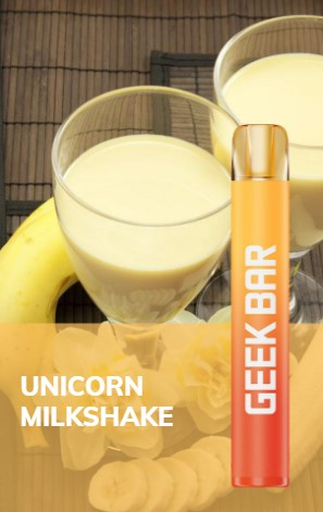 Exclusive Geek Bar E600 Unicorn Milkshake Disposable Vape 20mg l Pack Of 10