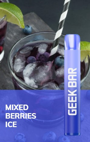 Exclusive Geek Bar E600 Mixed Berries Ice Disposable Vape 20mg l Pack Of 10