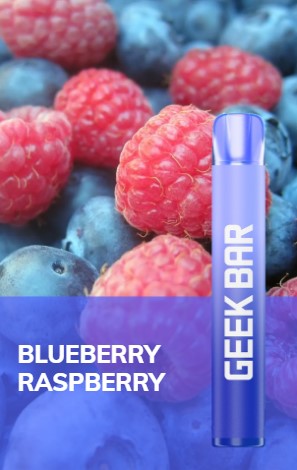 Exclusive Geek Bar E600 Blueberry Raspberry Disposable Vape 20mg l Pack Of 10