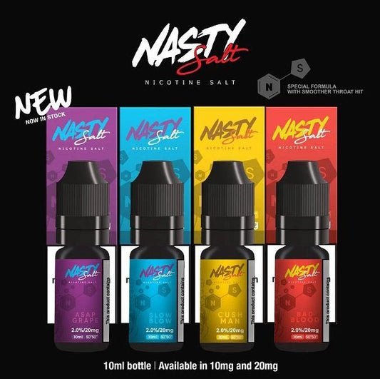 Nasty Salts Nicotine Salt  Pack of 10 E-Liquid