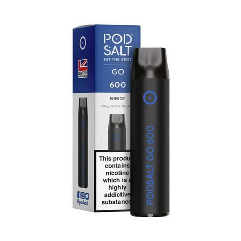 Pod Salt Go Energy Flavour Disposable Vape Bar 20mg l Pack Of 10